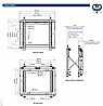 מתקן Video Wall עם מנגנון Push to Pop-Out דגם BT8300