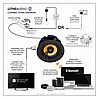 רמקול תקרה Bluetooth 5.0 עגול Lithe Audio 6.5