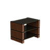 סטנד Hi-Fi מודולרי Blok Stax 2G עם 3 מדפים