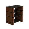 סטנד Hi-Fi מודולרי Blok Stax 2G עם 4 מדפים