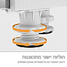 EAZO SUPER SPIN – עגלה יציבה למכונת כביסה ומייבש עד 400 ק״ג