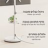 EAZO FS659 – מעמד רצפתי נייד למסכים 32–65 אינץ׳
