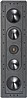 רמקול three-way, five-driver שקוע MONITOR AUDIO CP-IW260x