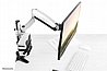 Neomounts NM-TC100BLACK – מתקן למיני-PC / Thin Client להתקנה מאחורי מסך או מתחת לשולחן (עד 5 ק״ג)