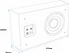 סאב וופר דק לתלייה על הקיר Gallo Acoustics ProfileSub