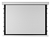 מסך הקרנה חשמלי נסתר עם מערכת מתיחה צדית LUXI Inceeling Tensioned
