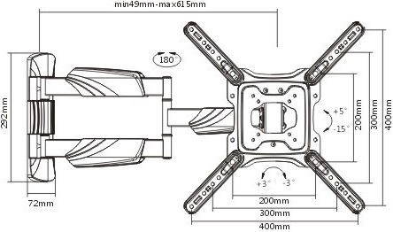 Eazo Pro4465 מידות Eazo Pro4465 מידות