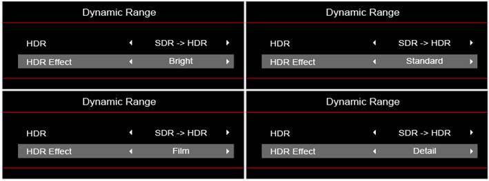 Optoma UHZ65 SDR to HDR conversion Optoma UHZ65 SDR to HDR conversion