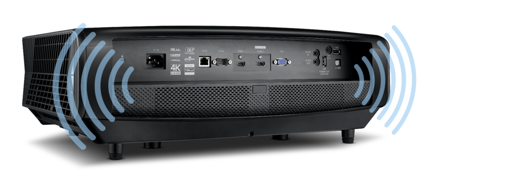 Optoma UHZ65 Integrated Stereo Speakers Optoma UHZ65 Integrated Stereo Speakers