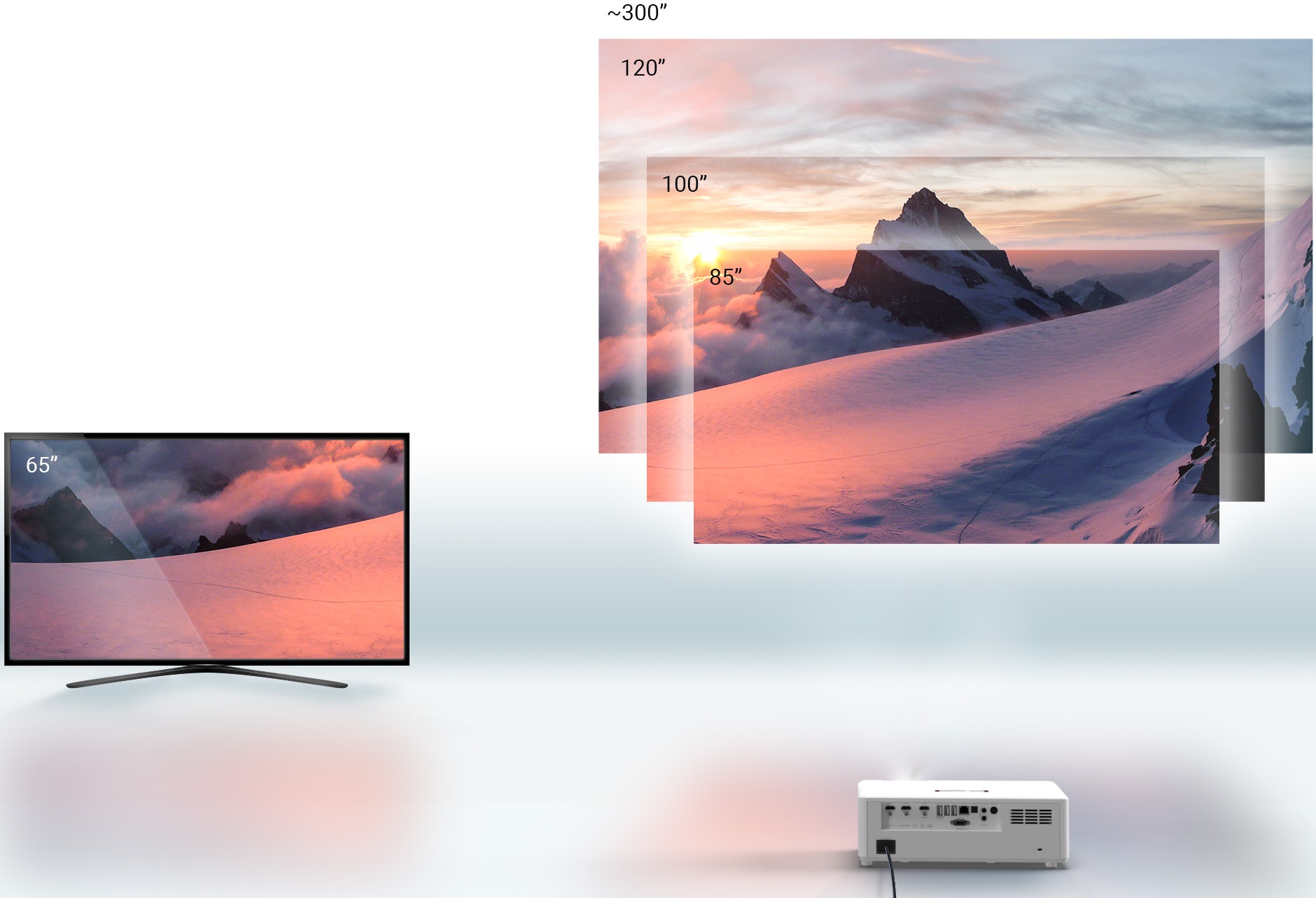 Optoma UHZ50 Big Screen Optoma UHZ50 Big Screen